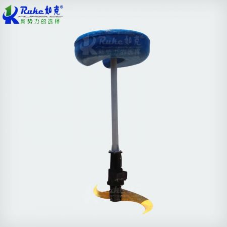 漂浮河道治理立式環(huán)流浮筒潛水?dāng)嚢铏C推流式浮筒攪拌機